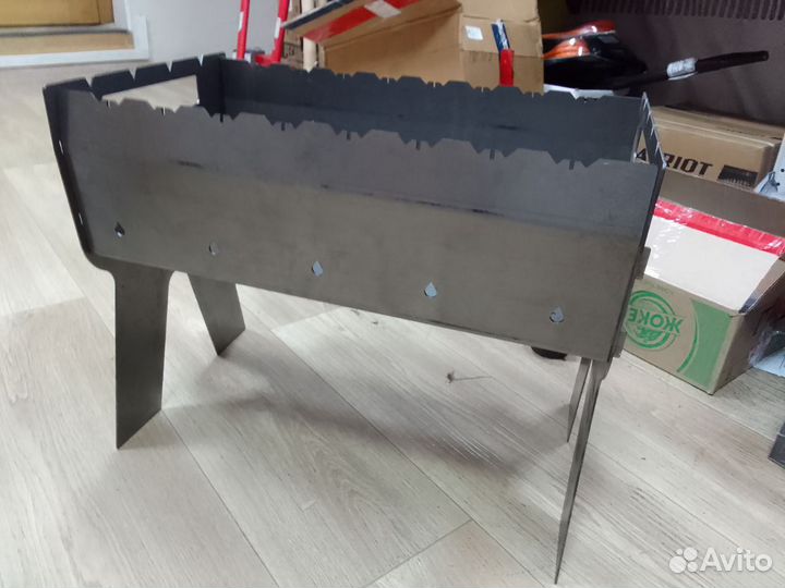 Мангал фигурный складной толщина 2 мм в сумке