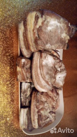 Грудинка копченая,мясо свинина