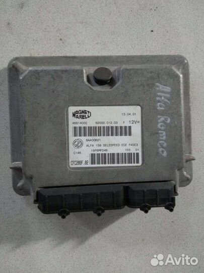 Блок управления двигателем alfa Romeo 156 2.0л