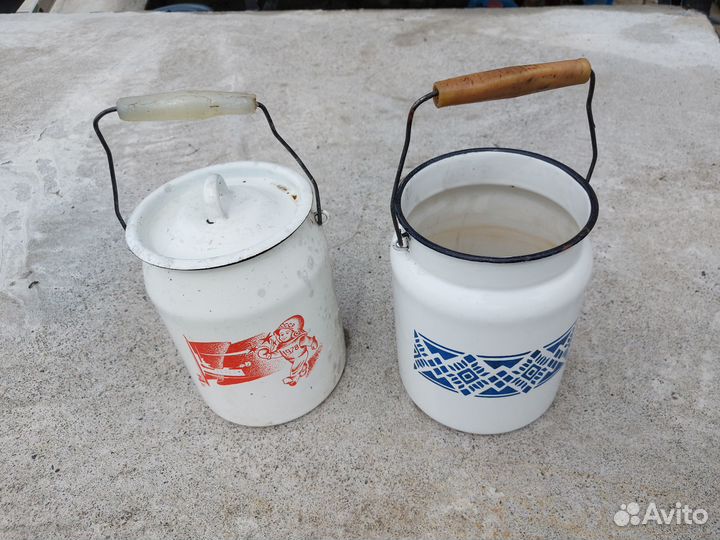 Бидон эмалированный СССР