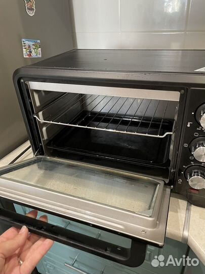 Электрическая мини печь духовка с конвекцией