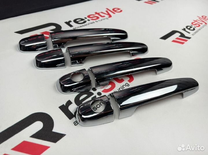 Накладки на ручки Toyota Succeed Хром K1910