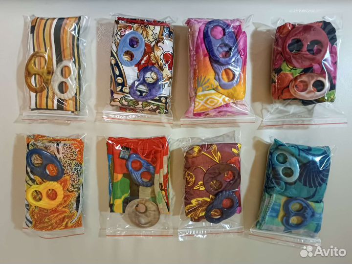 Броши, пуговицы для платков, шарфов, парео