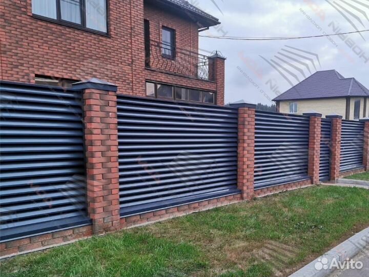 Забор жалюзи еврозабор