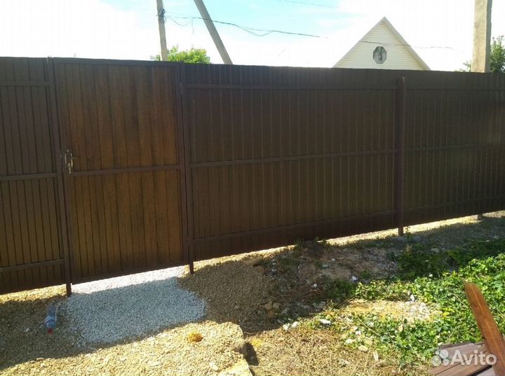 Заборы из Профнастила, 3Д сетки, Евроштакетника