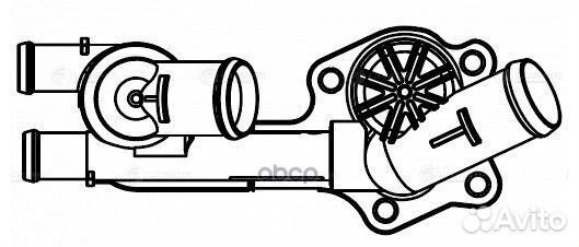 Термостат для а,м Skoda Yeti 09,Rapid 12- 1.2T