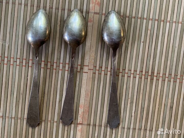 Серебряные ложки СССР 3 шт