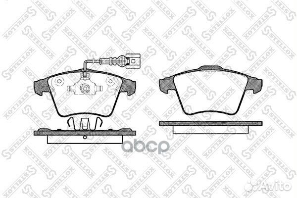 1056 022-SX 1045 22 колодки дисковые п VW Tou