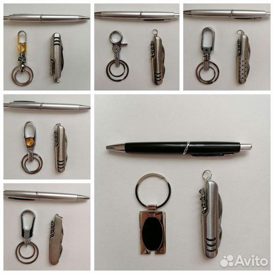 Подарок набор на 23 февраля брелок ручка мультитул