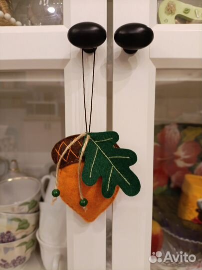 Подвеска жёлудь. Ручная работа