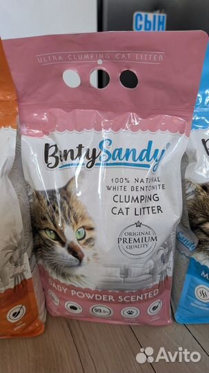 Наполнитель кошачий комкующийся, 5л