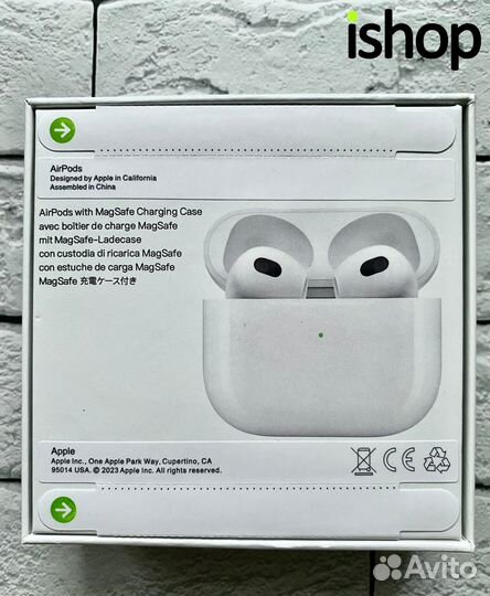 Наушники AirPods 3 Premium(Гарантия+Чехол)