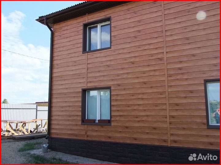 Фасад дома из сайдинга