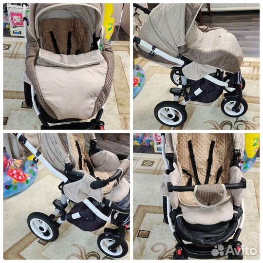 Коляска 3 в 1 с автолюлькой