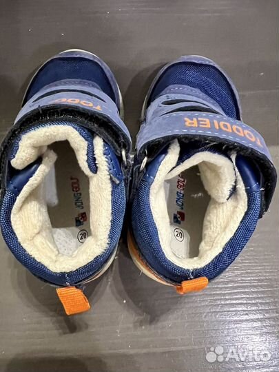 Кроссовки утепленные 19-20 размер