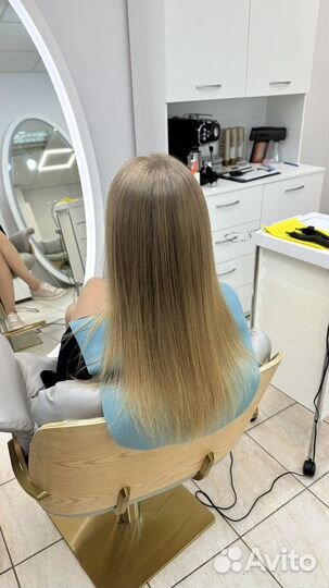 Наращивание волос модель