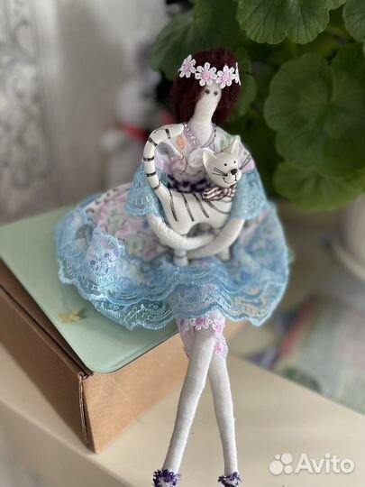 Текстильная кукла тильда