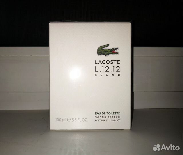 Lacoste L.12.12 Blanc 100ml EDT