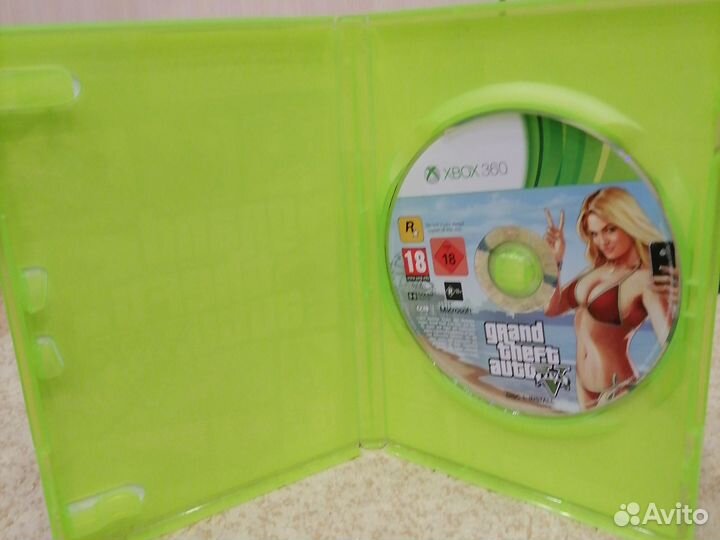 Диск на xbox 360 гта 5