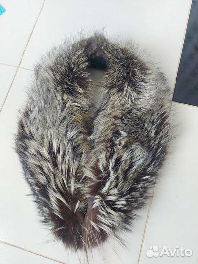 Меховой воротник натуральный мех