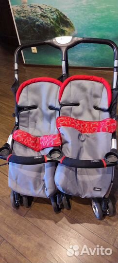 Прогулочная коляска для двойни jetem