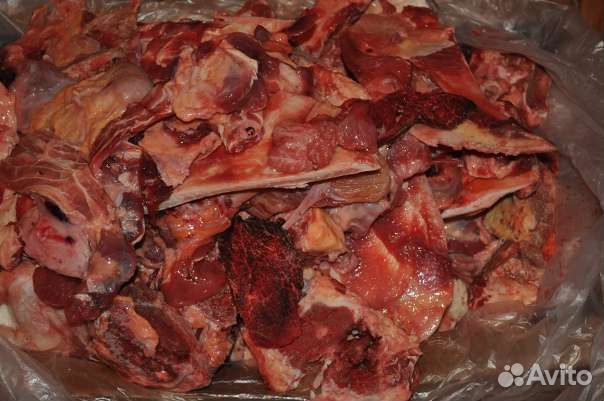 Мясо обрези для собак