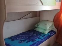Двухъярусная кровать бу с выдвижными ящиками