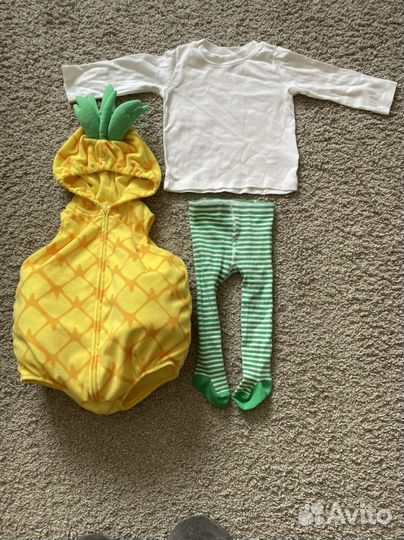 Карнавальный костюм 18m(86) зеленый Carter’s новый