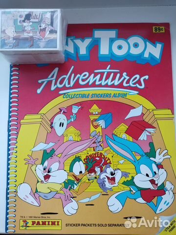 Альбом для наклеек Panini Tiny Toon
