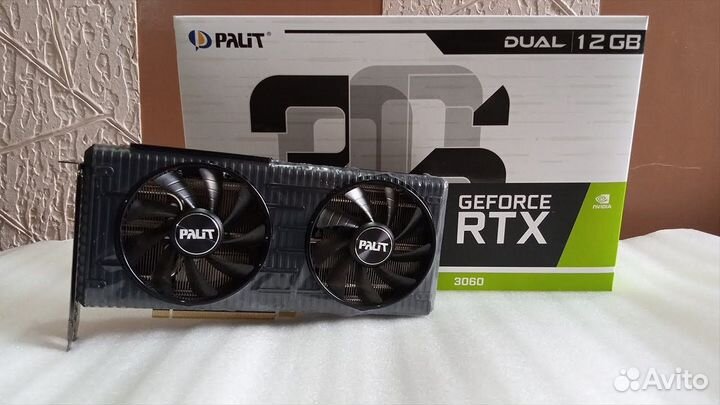 Видеокарта Palit RTX 3060 12gb