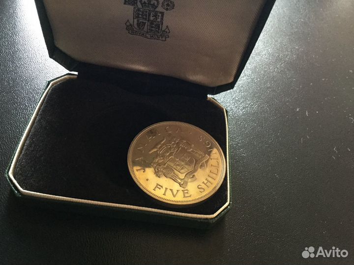 Ямайка 5 шиллингов 1966 игры содружества
