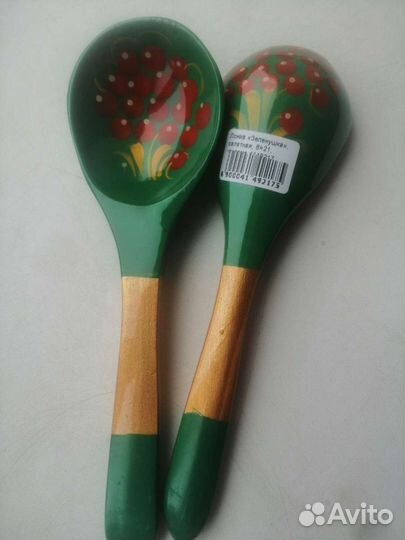 Ложки деревянные хохлома, ручной работы