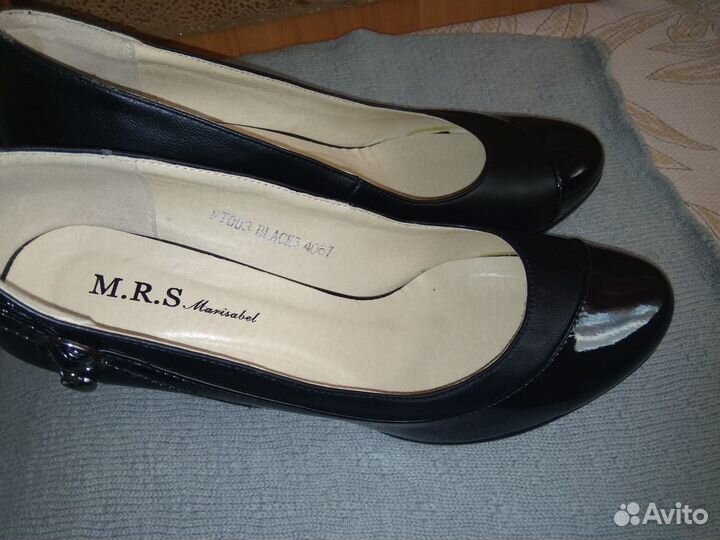 Туфли кожаные