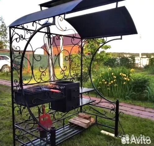 Мангал С крышей