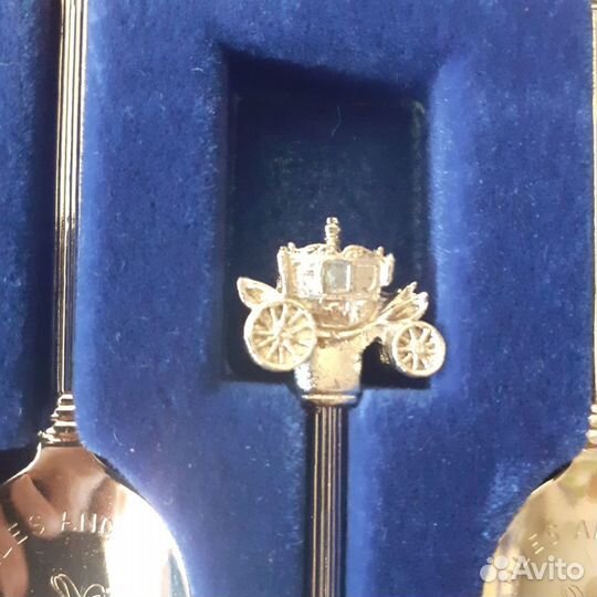 Набор коллекционных ложечек Англия. Диана. Чарльз