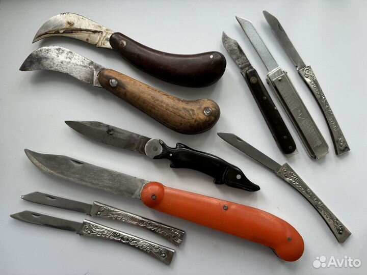 Нож СССР складные разные - читайте описание