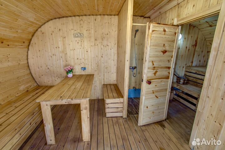 Баня бочка 3х5,5