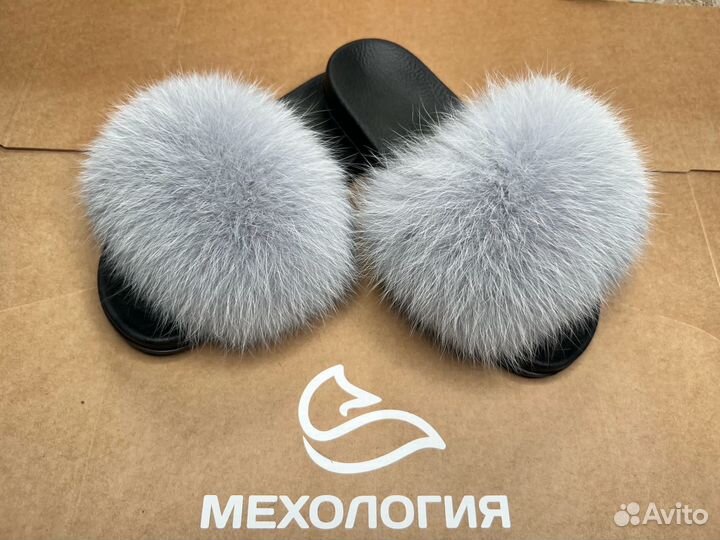 Шапка лиса, шапка песец, тапки 3 пары