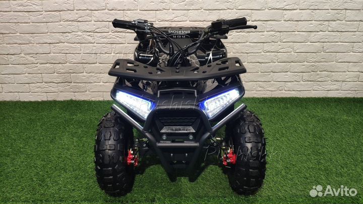 Детский электроквадроцикл mika LUX Black spyder