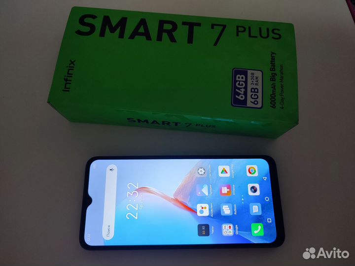 Infinix Smart 7 Plus, 3/64 ГБ