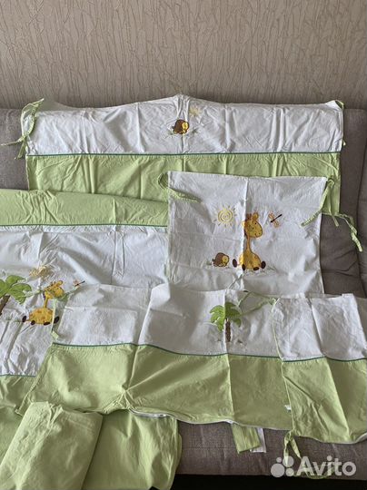 Бортики в кроватку