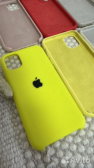 Чехлы силиконовые на iPhone 11