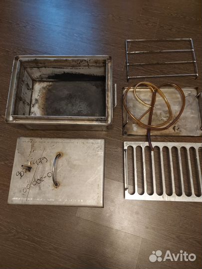 Коптилка горячего копчения из нержавейки