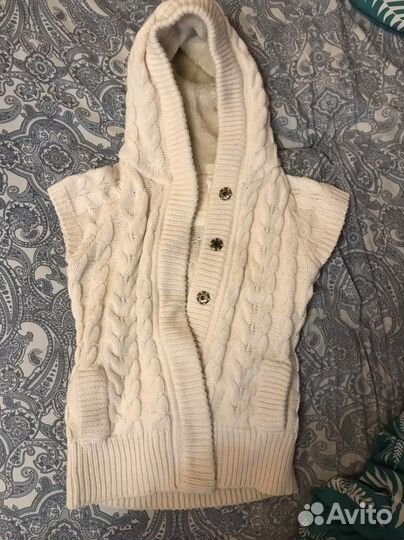 Жилет вязаный zara