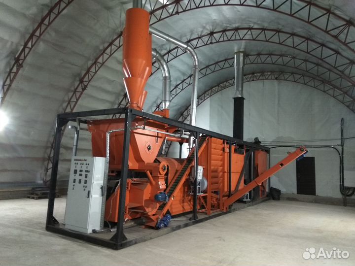 Линия гранулирования жома 4000 кг/час