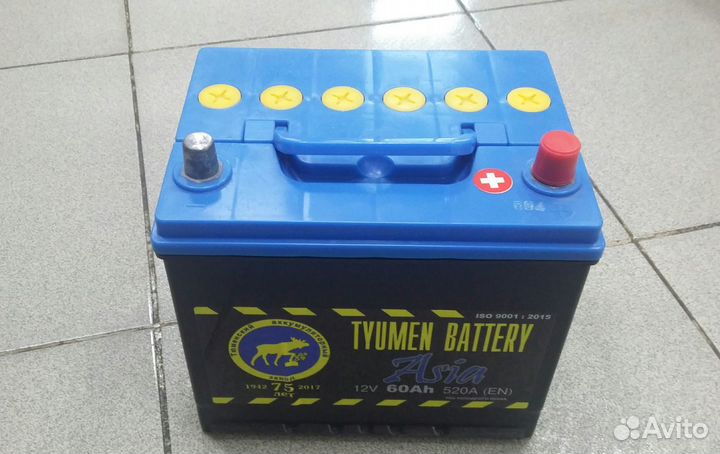 Аккумуляторы tyumen battery 60. Доставка, сервис