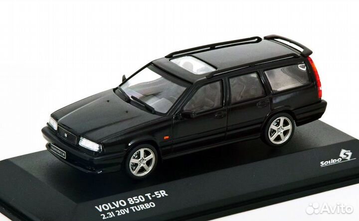 1/43 Volvo 850 T-5R 1995 Solido Вольво Т5Р Чёрная