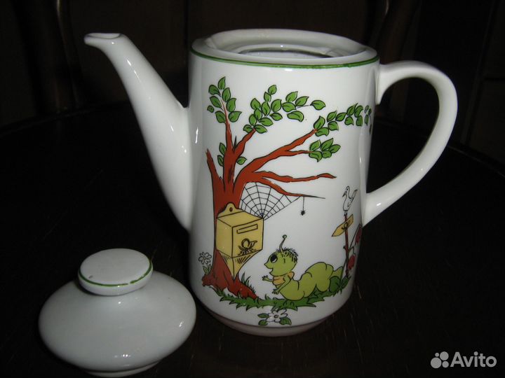 Кофейник чайные пары сливочник для кукол гдр