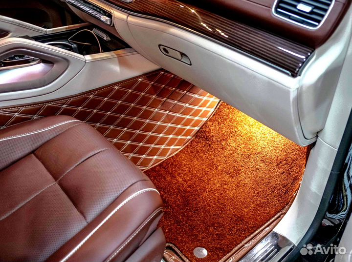 Автоковрики на Mercedes-Benz GLS-Maybach 2021г