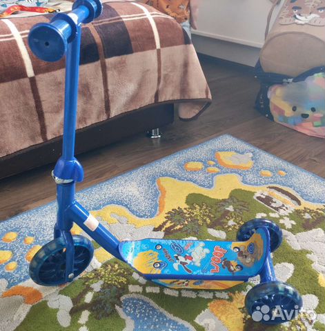 Самокат детский трехколесный бу